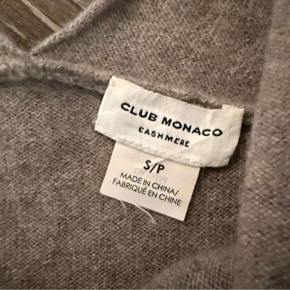 Club Monaco Cowl Neck Cashmere Sweater - Picture 5 of 9
